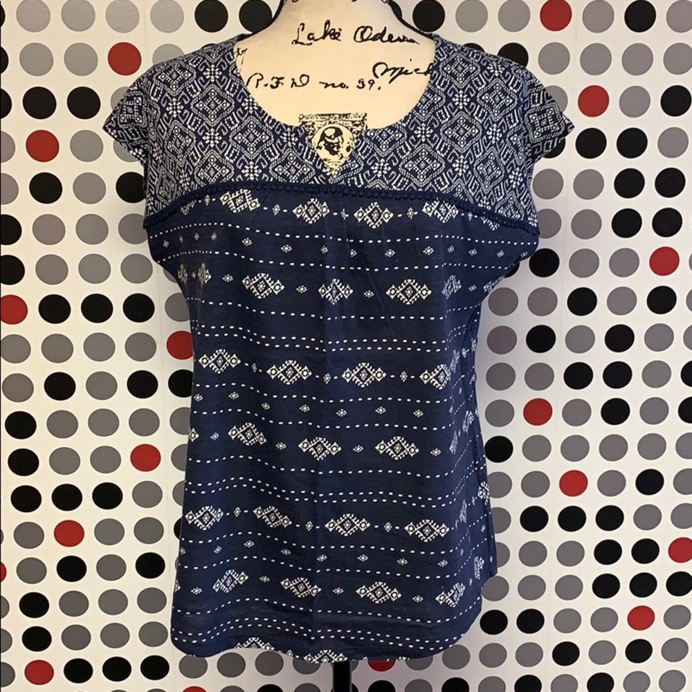 EUC Sonoma capped sleeve tee